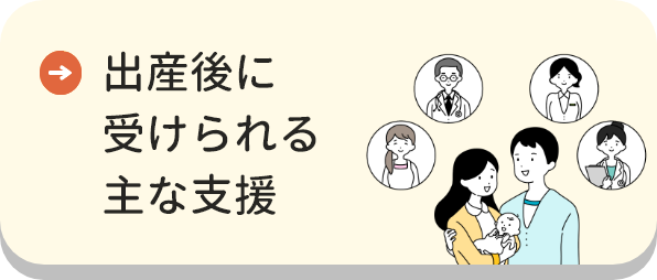 出産後に受けられる主な支援